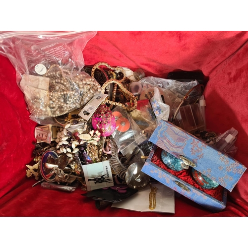 417 - Approx. 12kg of costume jewellery