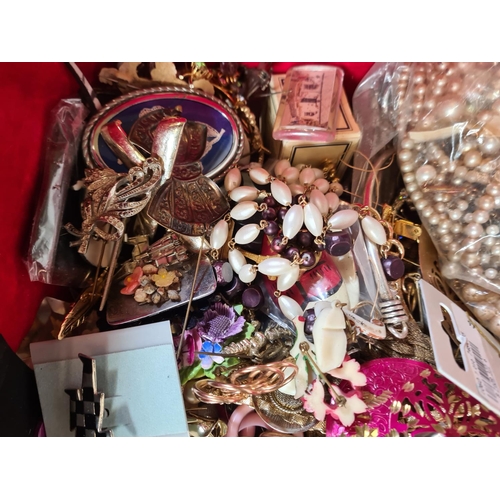 417 - Approx. 12kg of costume jewellery