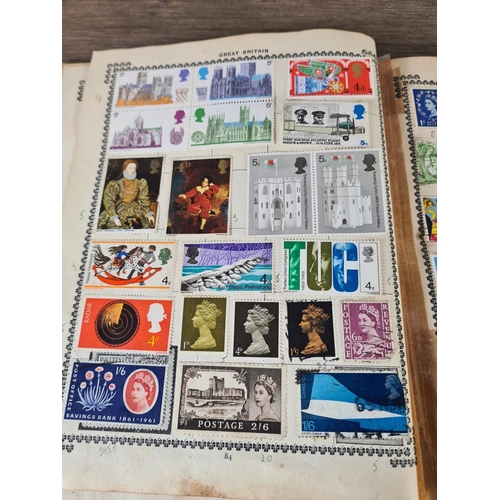 480 - A collection of antique and vintage worldwide stamps