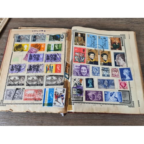 480 - A collection of antique and vintage worldwide stamps