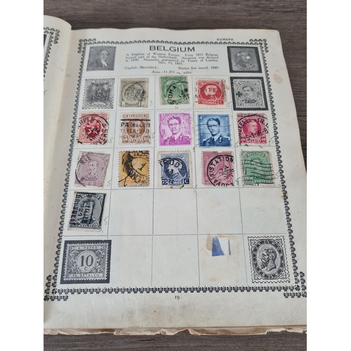 480 - A collection of antique and vintage worldwide stamps