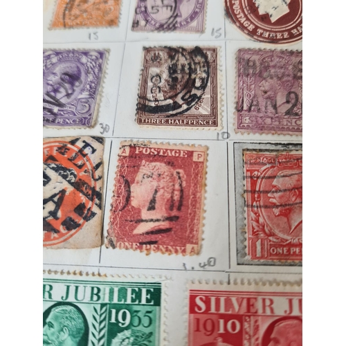 480 - A collection of antique and vintage worldwide stamps