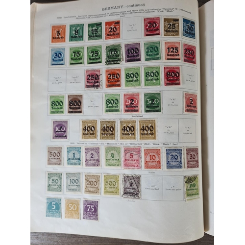 482 - A Stanley Gibbons Ltd The Ideal Postage Stamp Album containing antique and vintage worldwide stamps