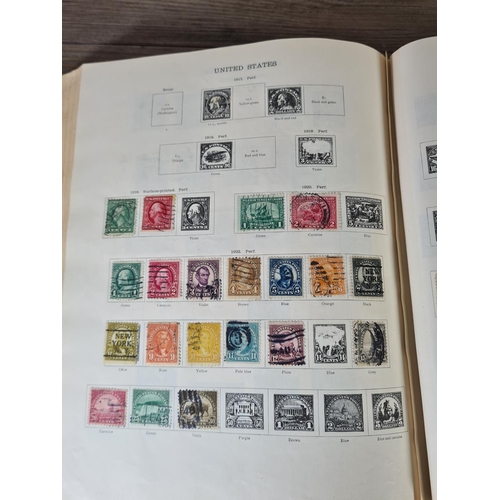 482 - A Stanley Gibbons Ltd The Ideal Postage Stamp Album containing antique and vintage worldwide stamps