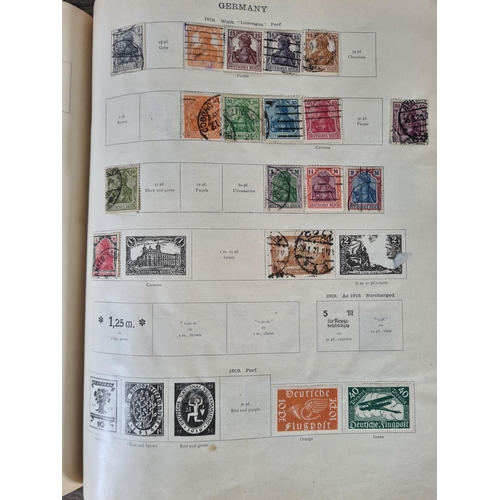 482 - A Stanley Gibbons Ltd The Ideal Postage Stamp Album containing antique and vintage worldwide stamps