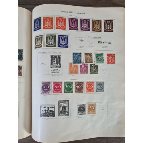 482 - A Stanley Gibbons Ltd The Ideal Postage Stamp Album containing antique and vintage worldwide stamps