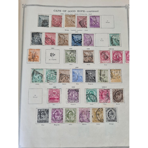 483 - A Stanley Gibbons Ltd The Ideal Postage Stamp Album containing antique and vintage worldwide stamps