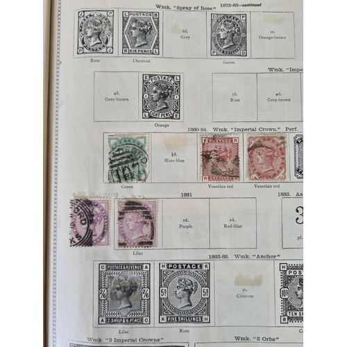 483 - A Stanley Gibbons Ltd The Ideal Postage Stamp Album containing antique and vintage worldwide stamps