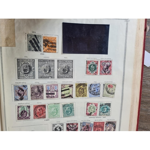 483 - A Stanley Gibbons Ltd The Ideal Postage Stamp Album containing antique and vintage worldwide stamps