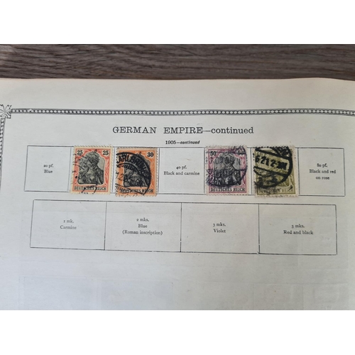 483 - A Stanley Gibbons Ltd The Ideal Postage Stamp Album containing antique and vintage worldwide stamps