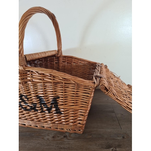 509 - A Fortnum & Mason wicker picnic basket