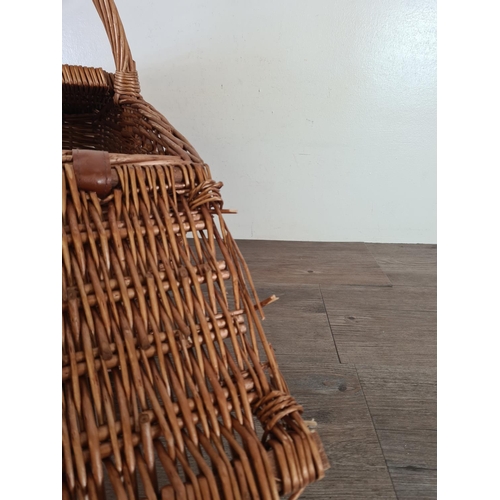 509 - A Fortnum & Mason wicker picnic basket