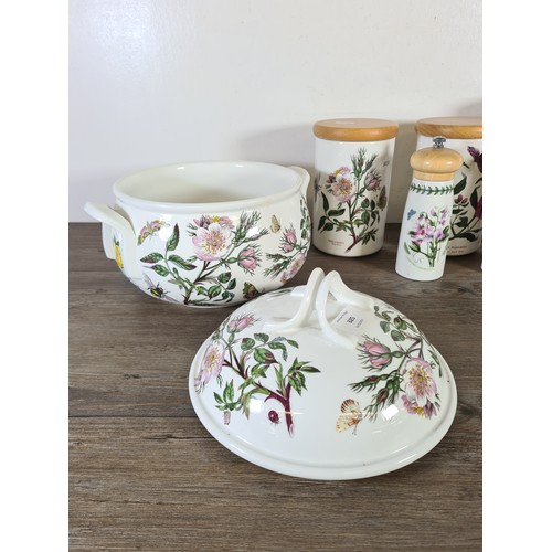 325 - Six pieces of Portmeirion Botanic Garden china