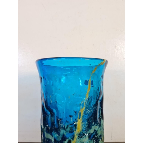 210 - A Mdina style studio glass vase - approx. 23.5cm high