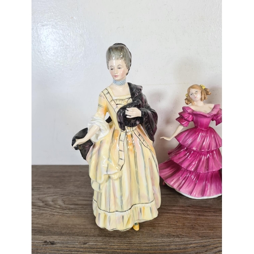 233 - Three Royal Doulton figurines, Isabella Countess of Sefton HN 3010 limited edition no. 2755/5000, Fi... 