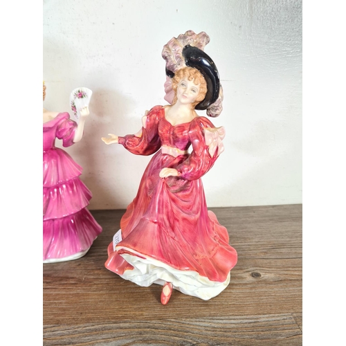 233 - Three Royal Doulton figurines, Isabella Countess of Sefton HN 3010 limited edition no. 2755/5000, Fi... 