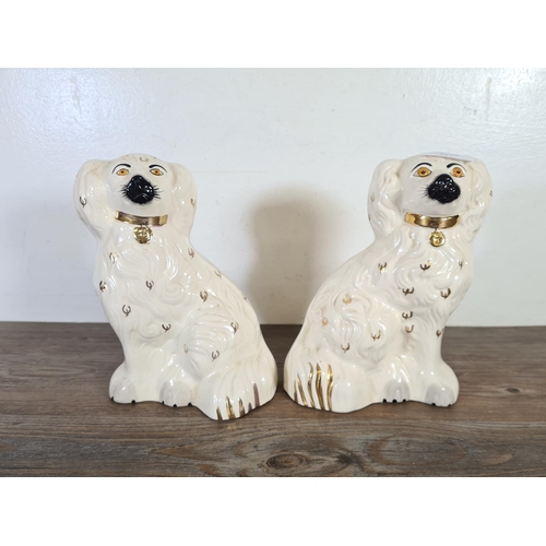 242 - A pair of Beswick Staffordshire dog figurines, model no. 1378-5 - approx. 19.5cm high