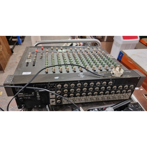 756 - A Yamaha MC1202 twelve channel mixing desk