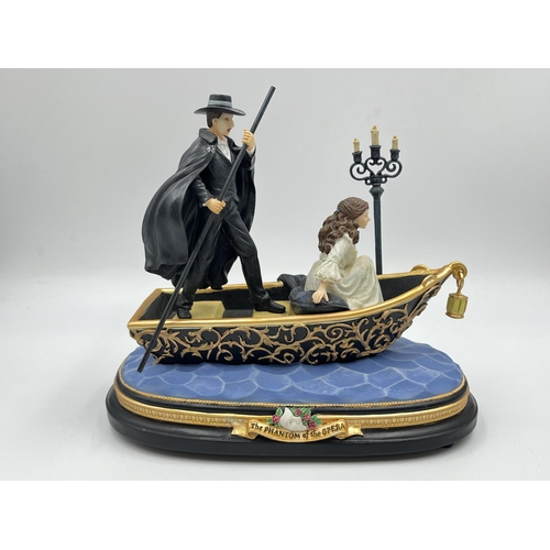 213 - The San Francisco Music Box Company The Phantom of the Opera musical figurine - approx. 20cm high