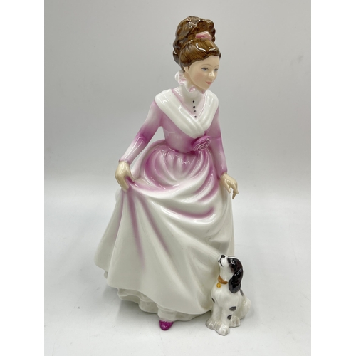 240 - Three Royal Doulton figurines, Vanity HN 2475, Amy's Sister HN 3445 and Good Companion HN 3608