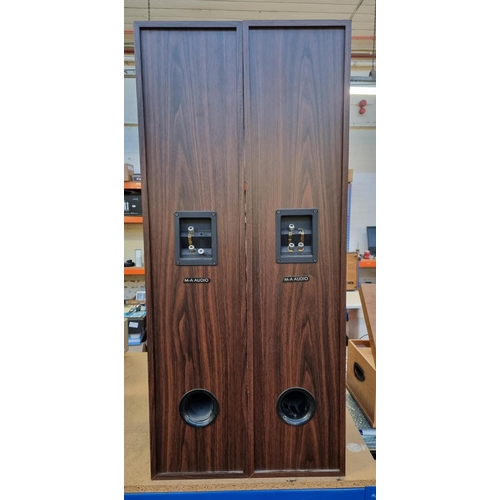 710 - A pair of M-A Audio four way floor standing hi-fi speakers