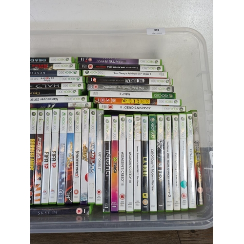 810 - A collection of Microsoft Xbox 360 games