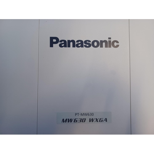 686 - A Panasonic PT-MW630 WXGA LCD projector with remote control