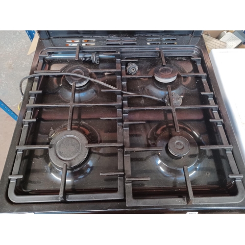 858 - A Leisure Classic double oven four burner gas cooker - approx. 60cm wide