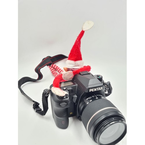 649 - A boxed and cased Ricoh Pentax K-3 II DSLR camera fitted with Pentax-DA L 1:3.5-5.6 18-55mm AL WR le... 