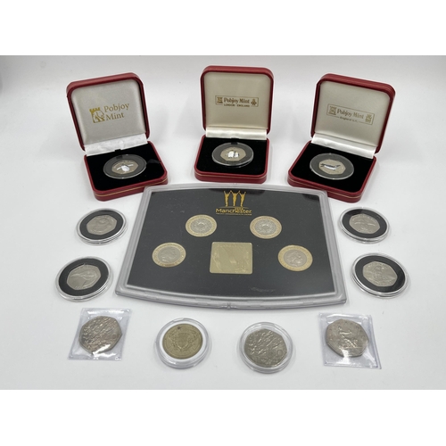 1234 - A collection of British commemorative coins