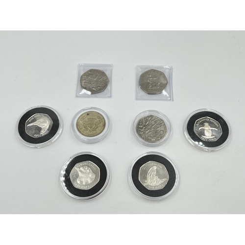 1234 - A collection of British commemorative coins