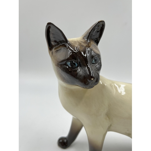 197 - A Beswick Siamese Cat figurine - approx. 16cm high