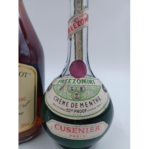 575A - Two bottles of liqueur, one 70cl François Peyrot Framboise au Cognac - bottled at 30% and one Cuseni... 