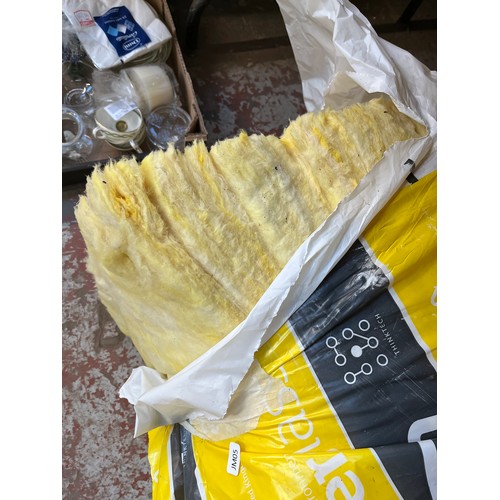 924 - A quantity of Superglass Superwall cavity insulation