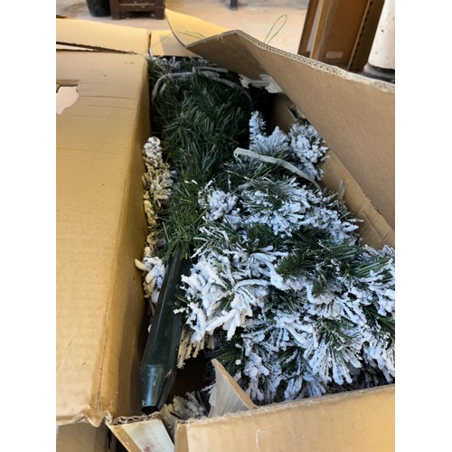 932 - A large quantity of house clearance items to include Wilko 5ft LED Pearl Twig tree, garden hand tool... 