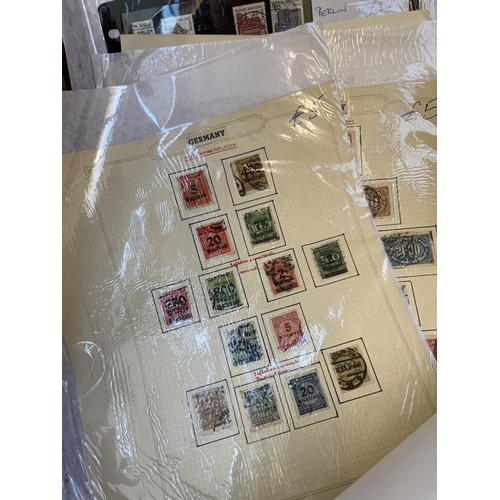 938 - A box containing a large quantity of worldwide stamps