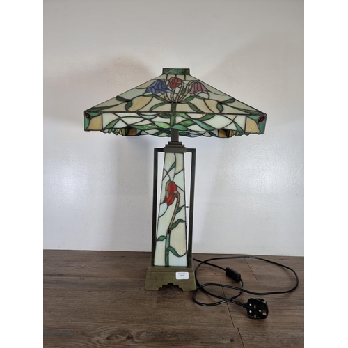 467 - A Kind Light Ltd. BS2305720 Tiffany style table lamp - approx. 66cm high