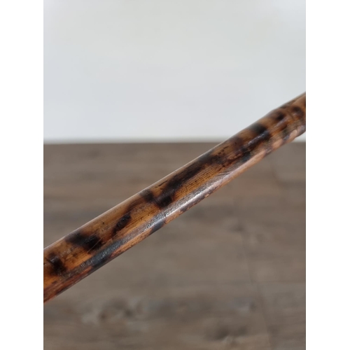 517 - A 19th century bamboo harpoon - approx. 100cm long