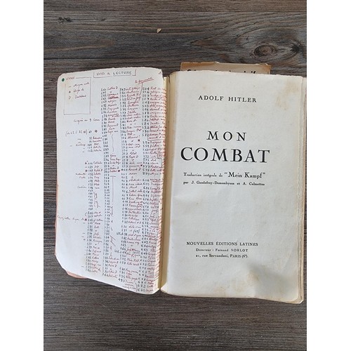 436 - A 1934 Mein Kampf Mon Combat paperback book by Adolf Hitler