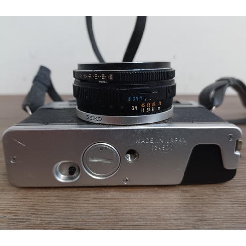 643 - A Japanese Olympus 35 RD 35mm fully manual mechanical shutter fixed-lens rangefinder camera fitted w... 