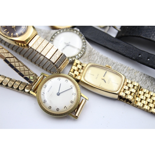 2222 - Twelve vintage lady's wristwatches to include Montine, Avia, Oris etc.