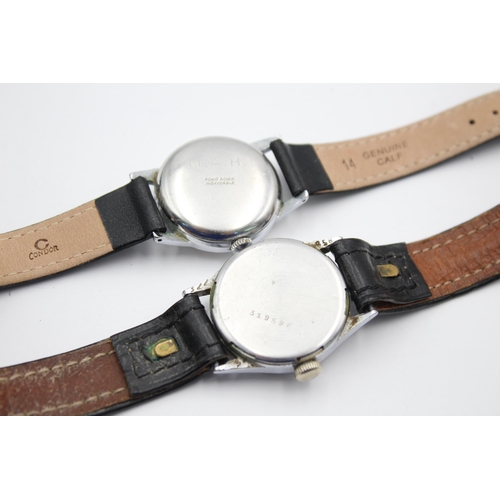 2225 - Two vintage mechanical men's wristwatches to include Oris etc.