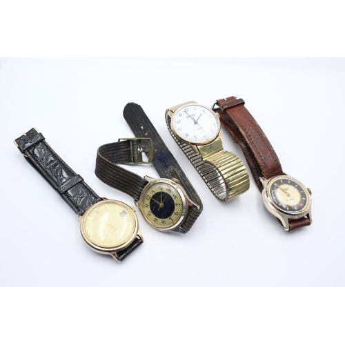 2229 - Four vintage men's wristwatches to include Sekonda, Smiths etc.