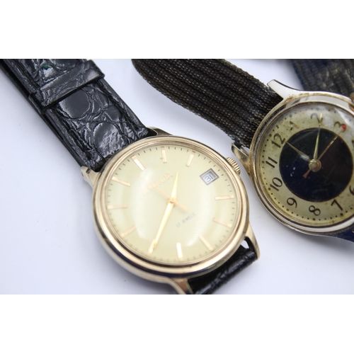 2229 - Four vintage men's wristwatches to include Sekonda, Smiths etc.