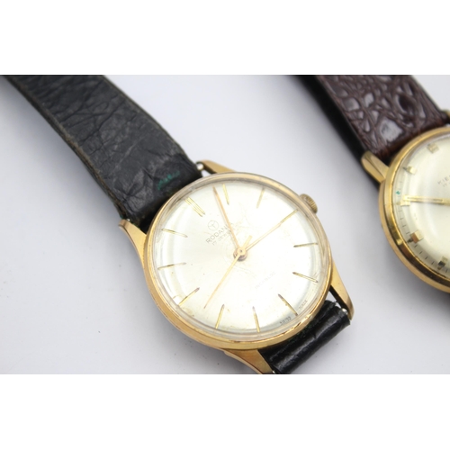 2242 - Two vintage men's wristwatches, one Kienzle and one Rodania