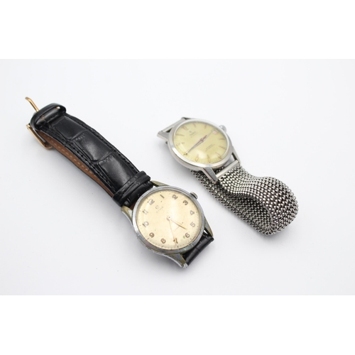 2243 - Two vintage men's wristwatches, one Cyma and one Roldor