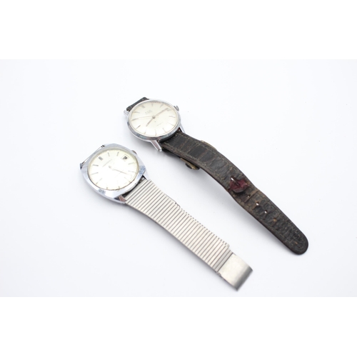 2245 - Two vintage men's wristwatches, one Avia and one Ingersoll