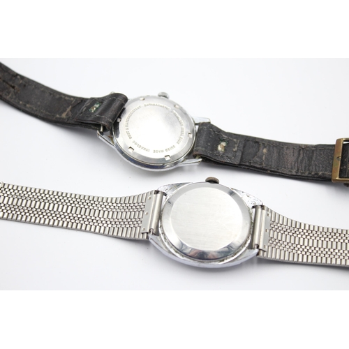 2245 - Two vintage men's wristwatches, one Avia and one Ingersoll