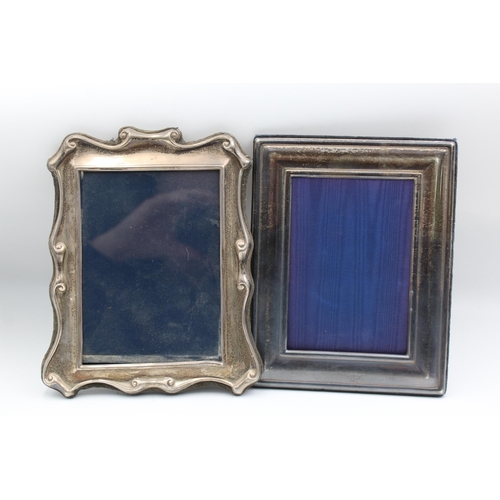 2301 - Three hallmarked sterling silver photograph frames - approx. gross weight 660 grams