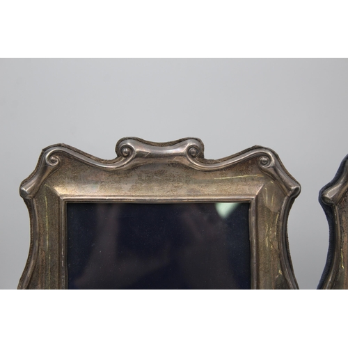 2302 - A pair of R. Carr hallmarked sterling silver photograph frames - approx. gross weight 1233 grams and... 